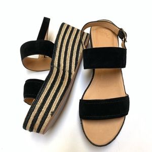Joie Galicia Size 40 10 Two Band Espadrille Wedges